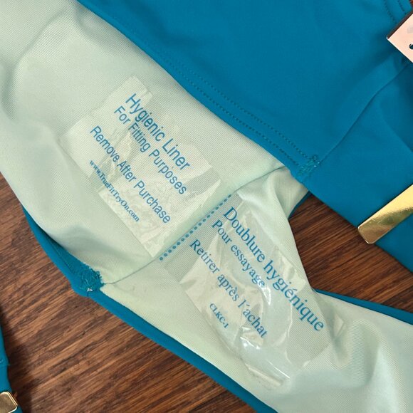 NWT Victoria's Secret The Forever Hipster Turquoise Bikini Bottom Size XL NEW - Picture 6 of 13
